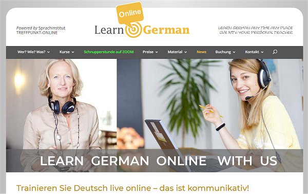 learning german using the internet